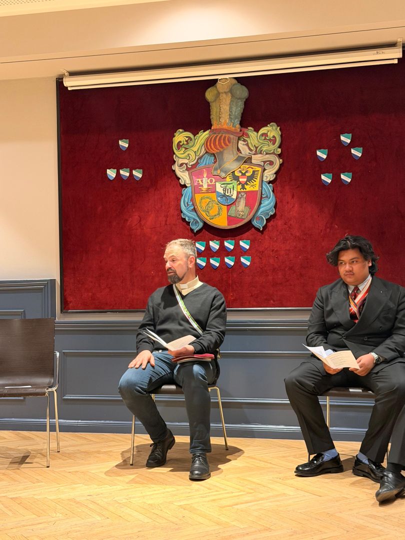 Altherrentränke „Osterbesinnung mit Bbr. MilKurat P.Prior MMag. Jakob Stoiber v. Aristoteles“