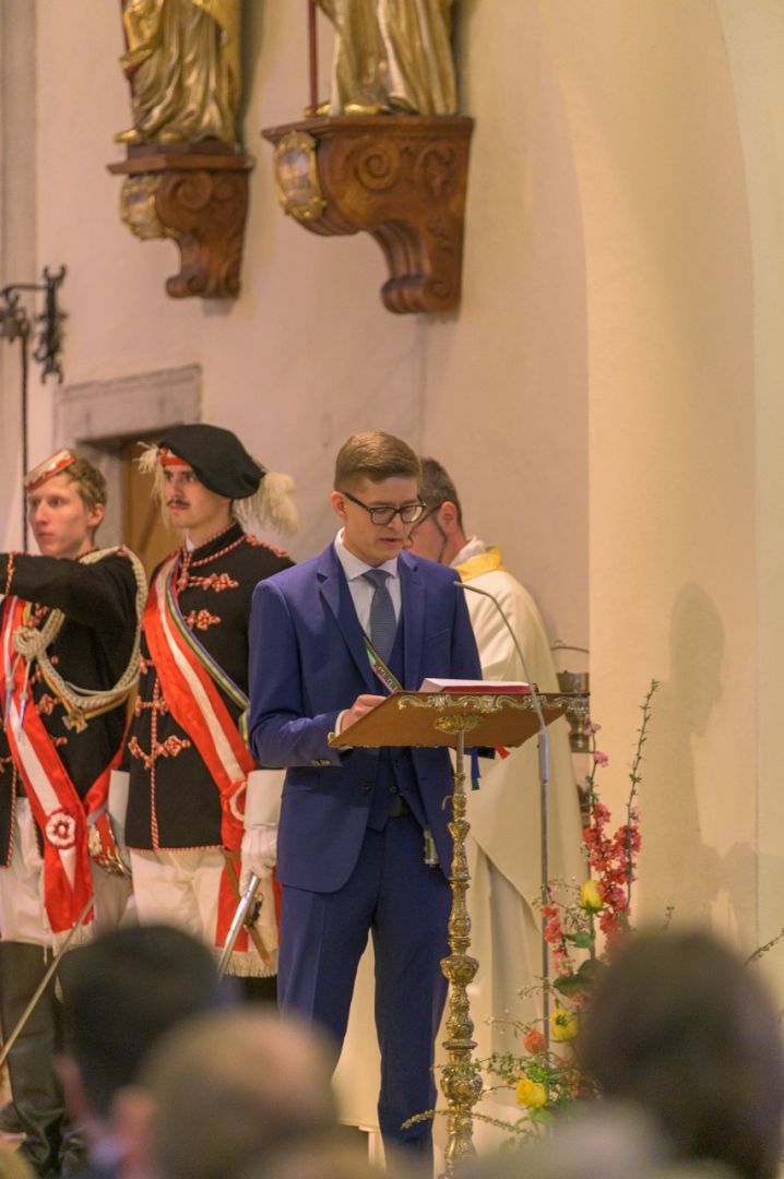 Heilige Messe in der Pfarrkirche Steyregg