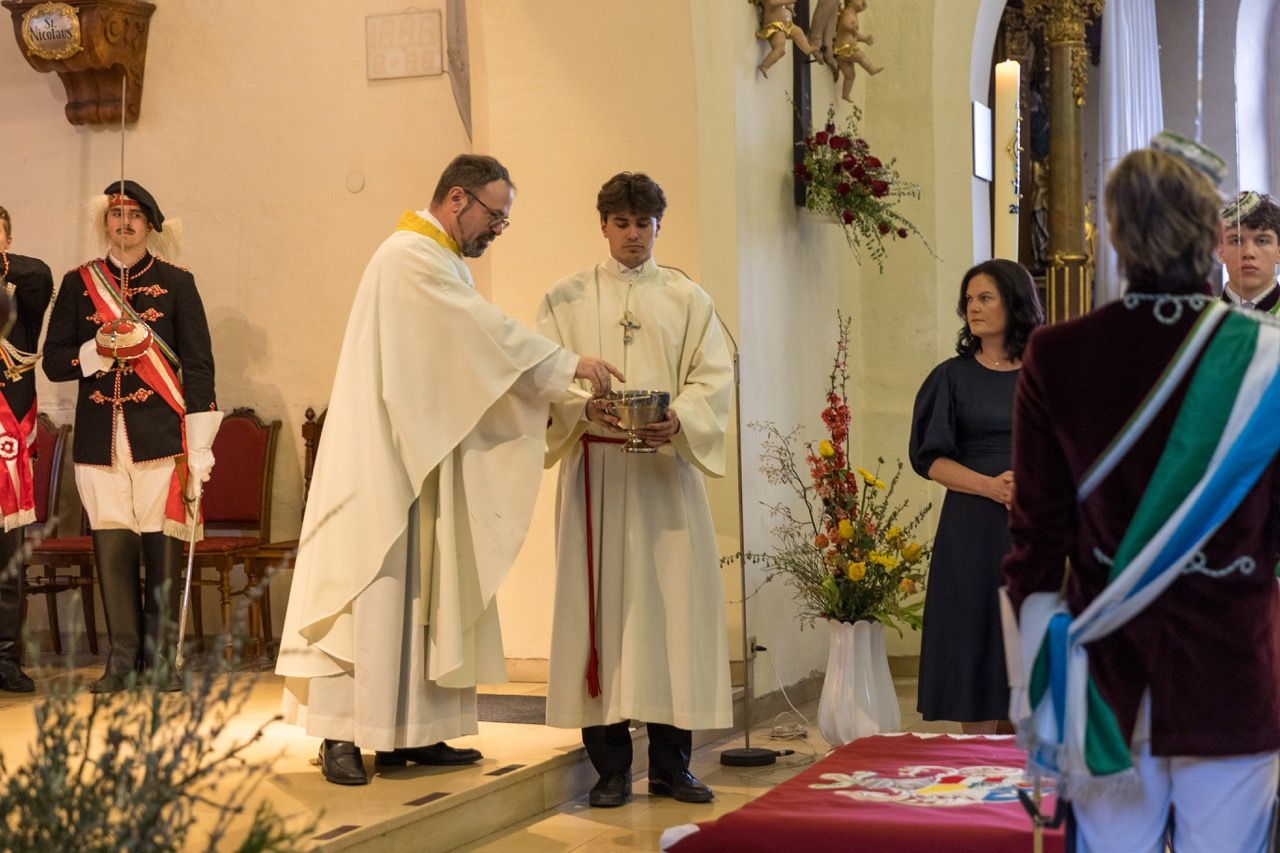 Heilige Messe in der Pfarrkirche Steyregg