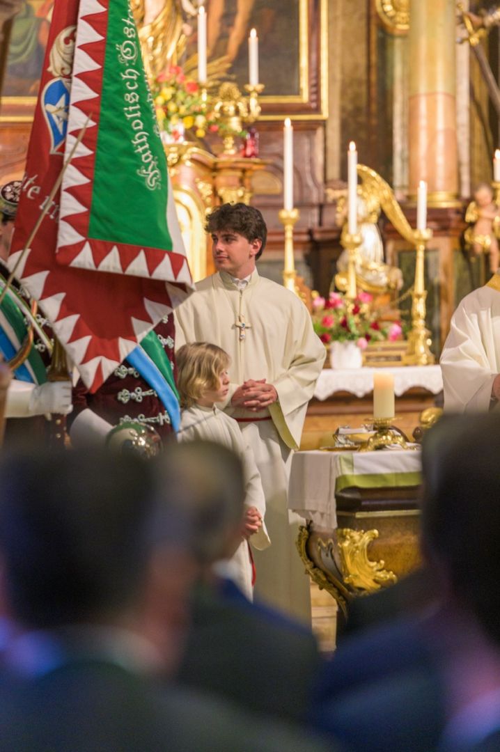 Heilige Messe in der Pfarrkirche Steyregg