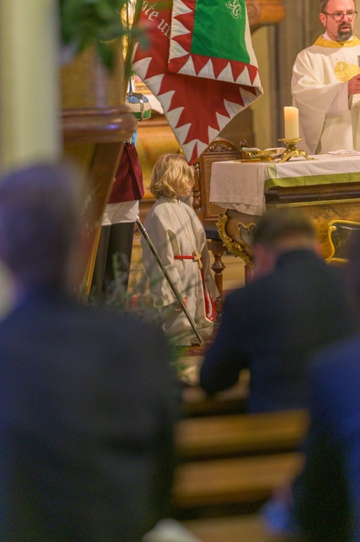 Heilige Messe in der Pfarrkirche Steyregg