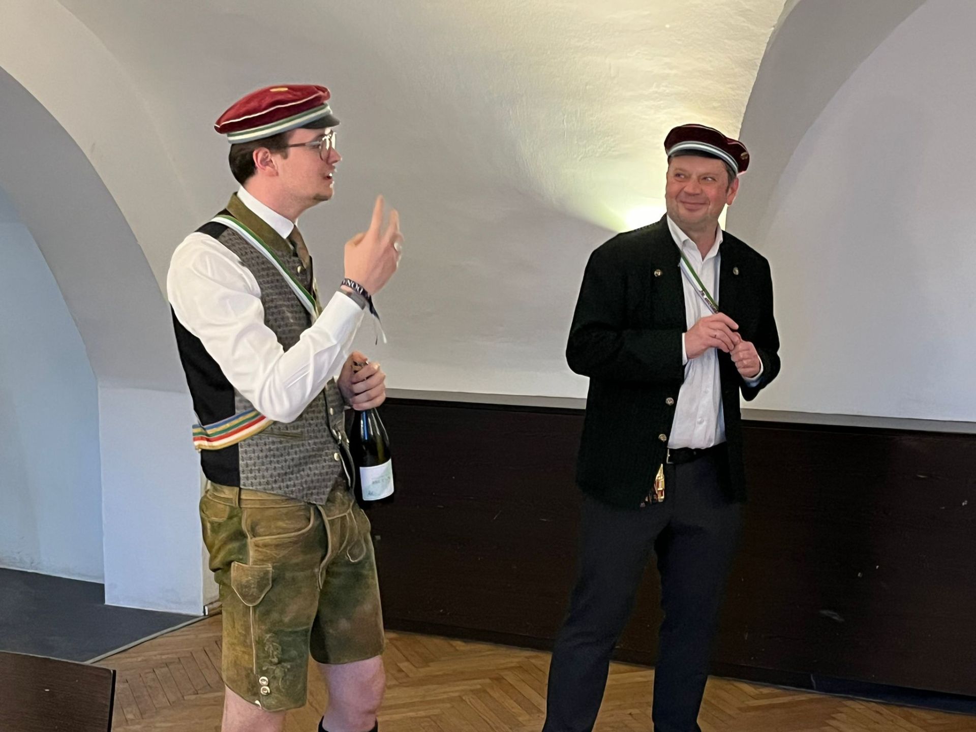 Altherrentränke „Schaumweinverkostung mit Bbr. Heinz Lehner v. Moskito“