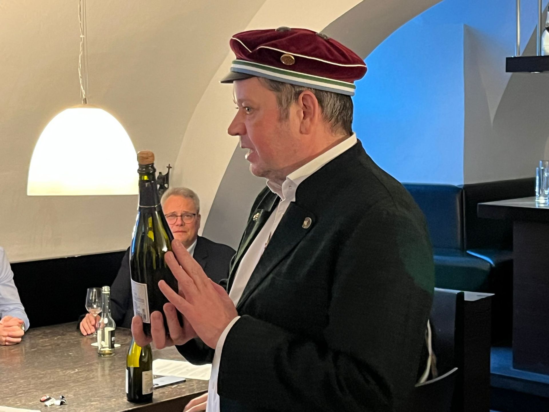 Altherrentränke „Schaumweinverkostung mit Bbr. Heinz Lehner v. Moskito“