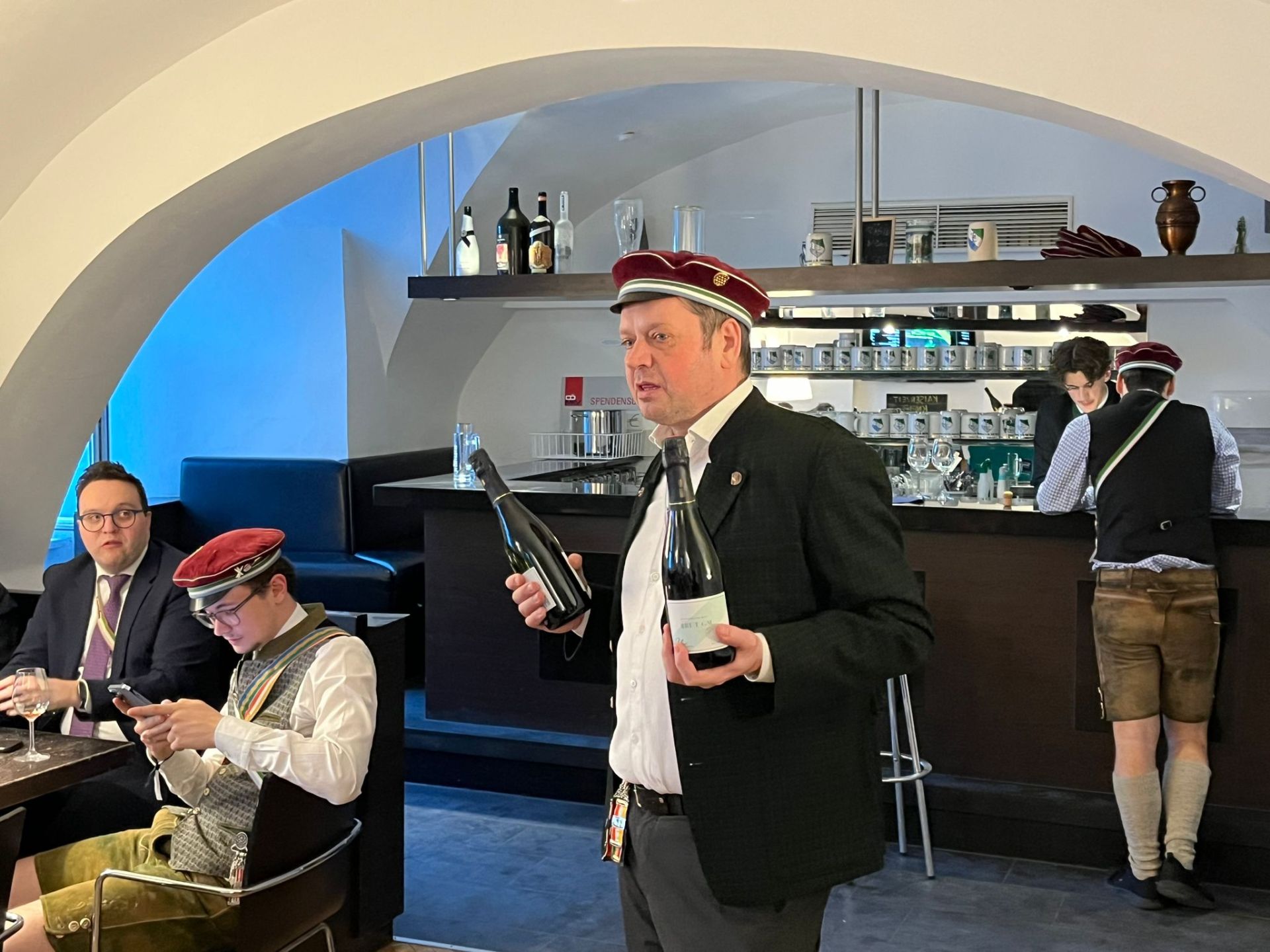Altherrentränke „Schaumweinverkostung mit Bbr. Heinz Lehner v. Moskito“